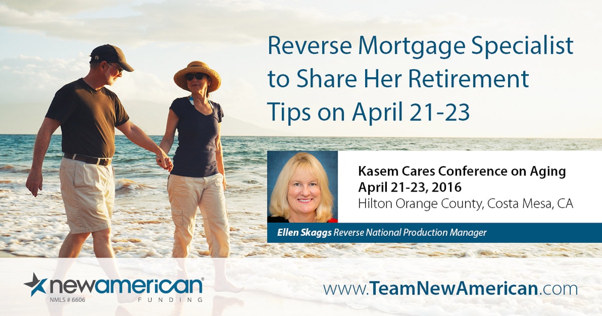 New American Funding’s Ellen Skaggs to Speak at Kasem Cares Conference on Aging